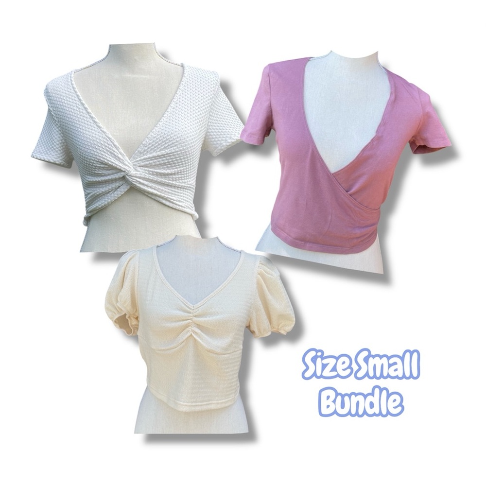 Crop Tops Set of 3 Urban Outfitters and Shein Size Small